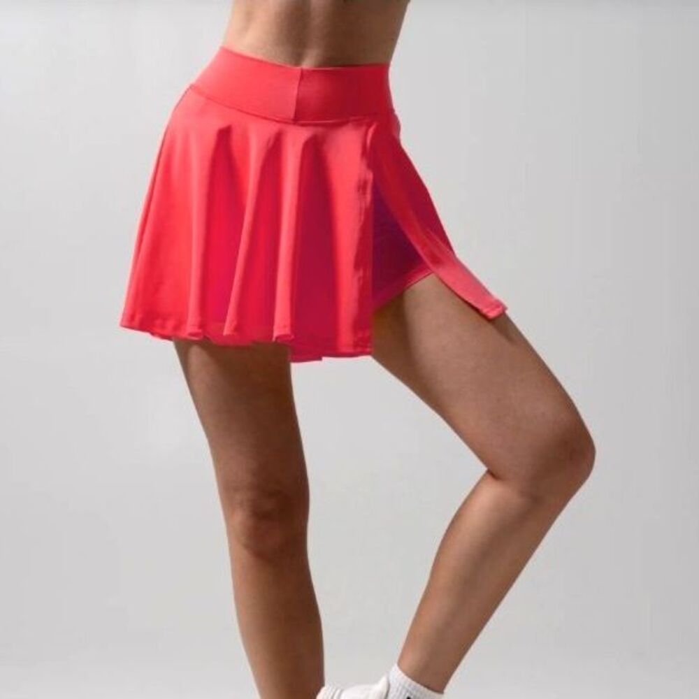 Buffbunny Served Skort Size XS Pink Tennis Underneath Pocket Shorts Blokecore